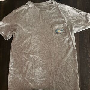 Vineyard Vines Heather Gray Pocket Tee - Sarasota